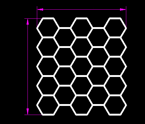 Hexagon-belysning 23 Grid System