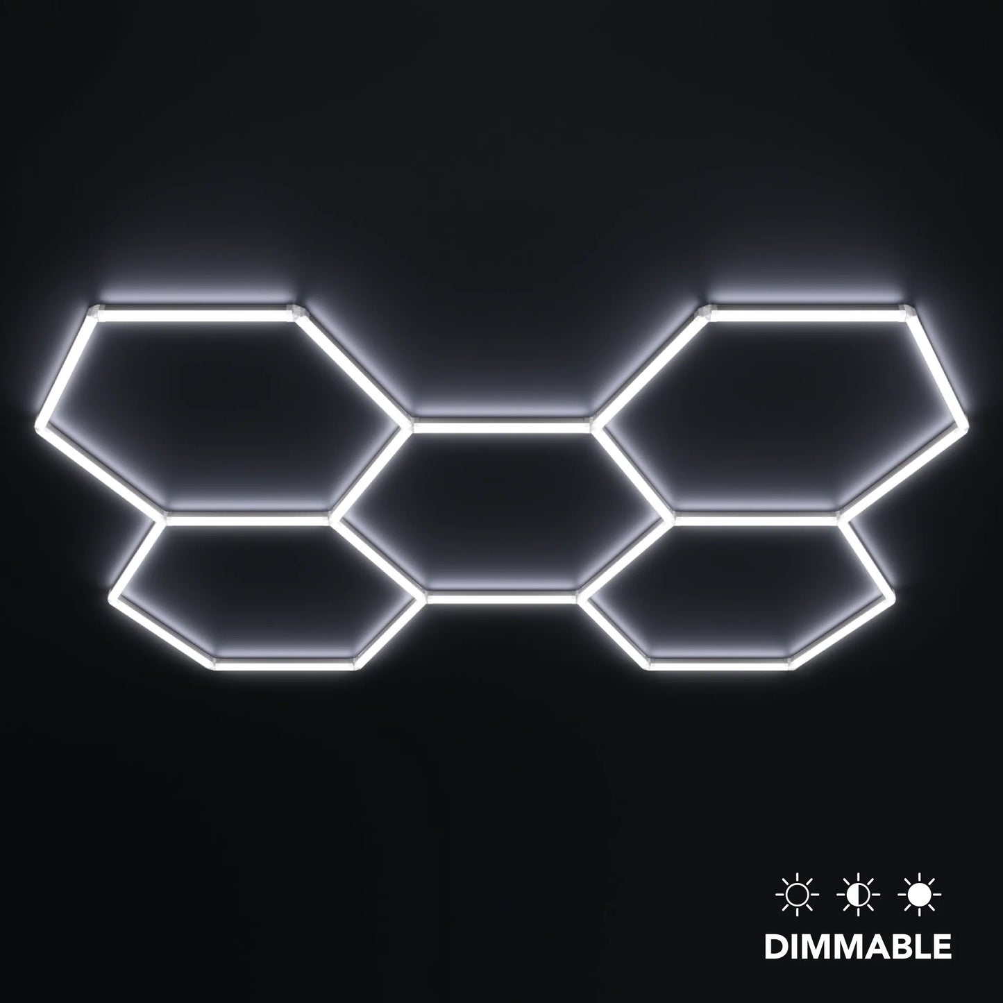 Hexagon-belysning 5 Grid System