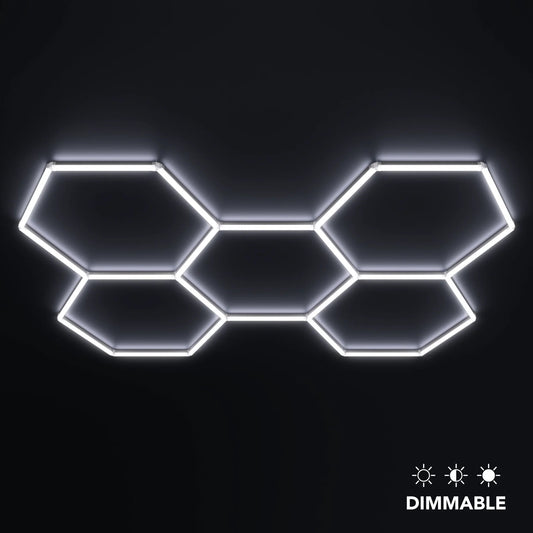 Hexagon-belysning 5 Grid System