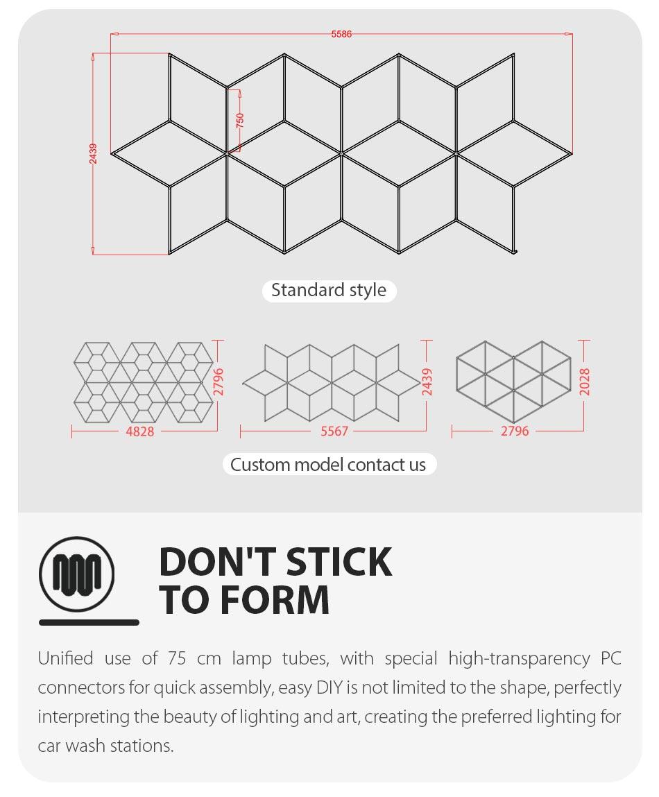 New High Lightness Car Details Store And Garage 4828mm*2796mm - NordicHex