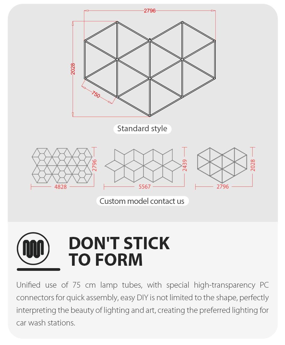 New High Lightness Car Details Store And Garage 4828mm*2796mm - NordicHex