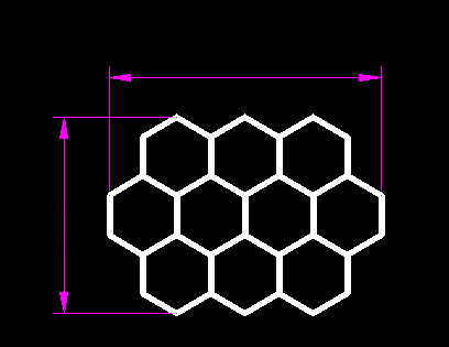 Hexagon-belysning 10 Grid System
