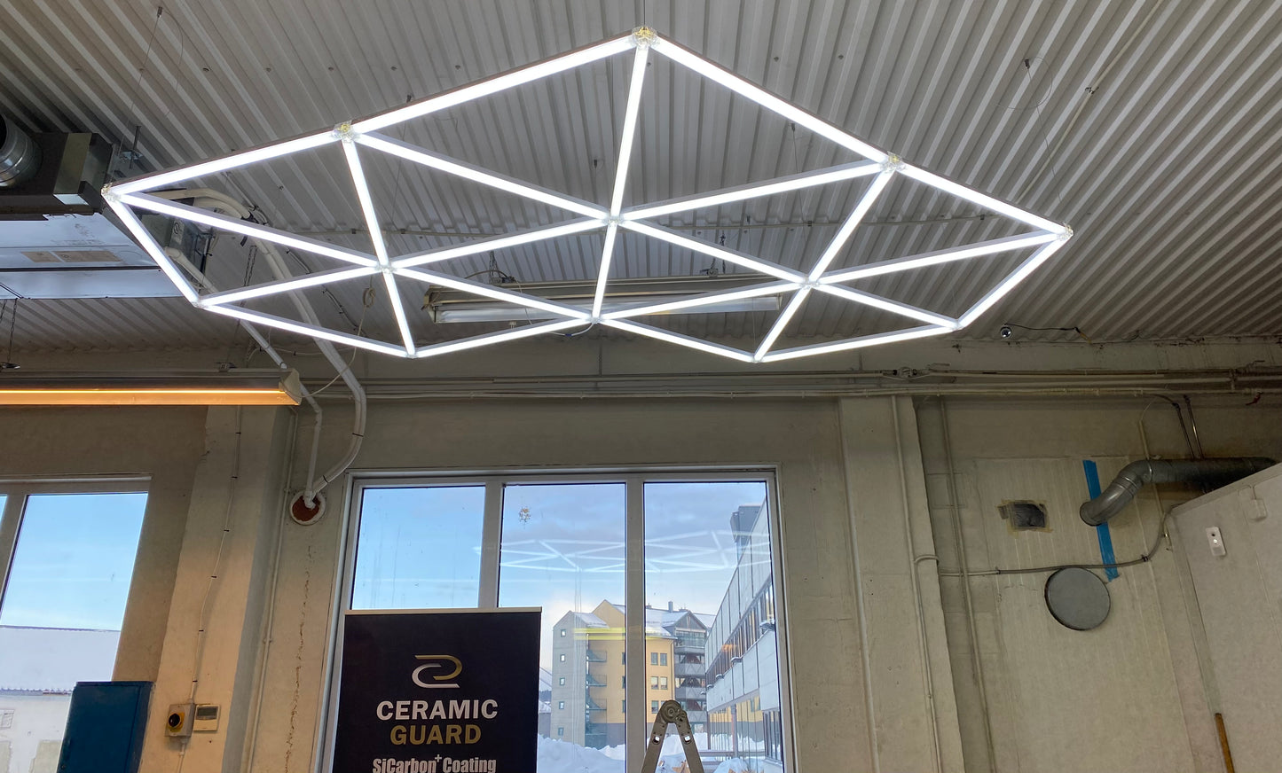 New High Lightness Car Details Store And Garage 4828mm*2796mm