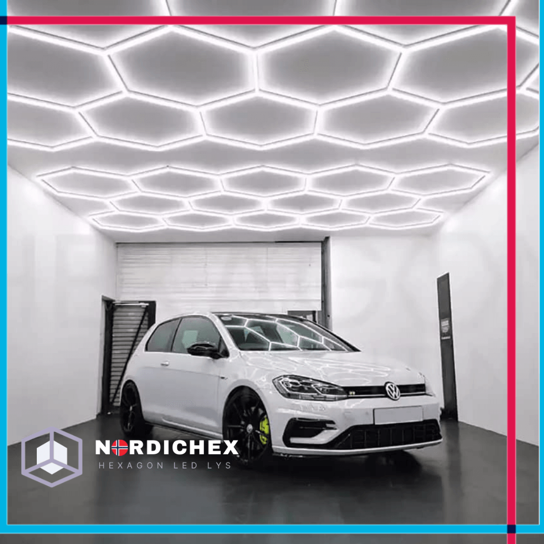 16 sekskanter 3.060 ’x3.674‘ meter med dimming - NordicHex