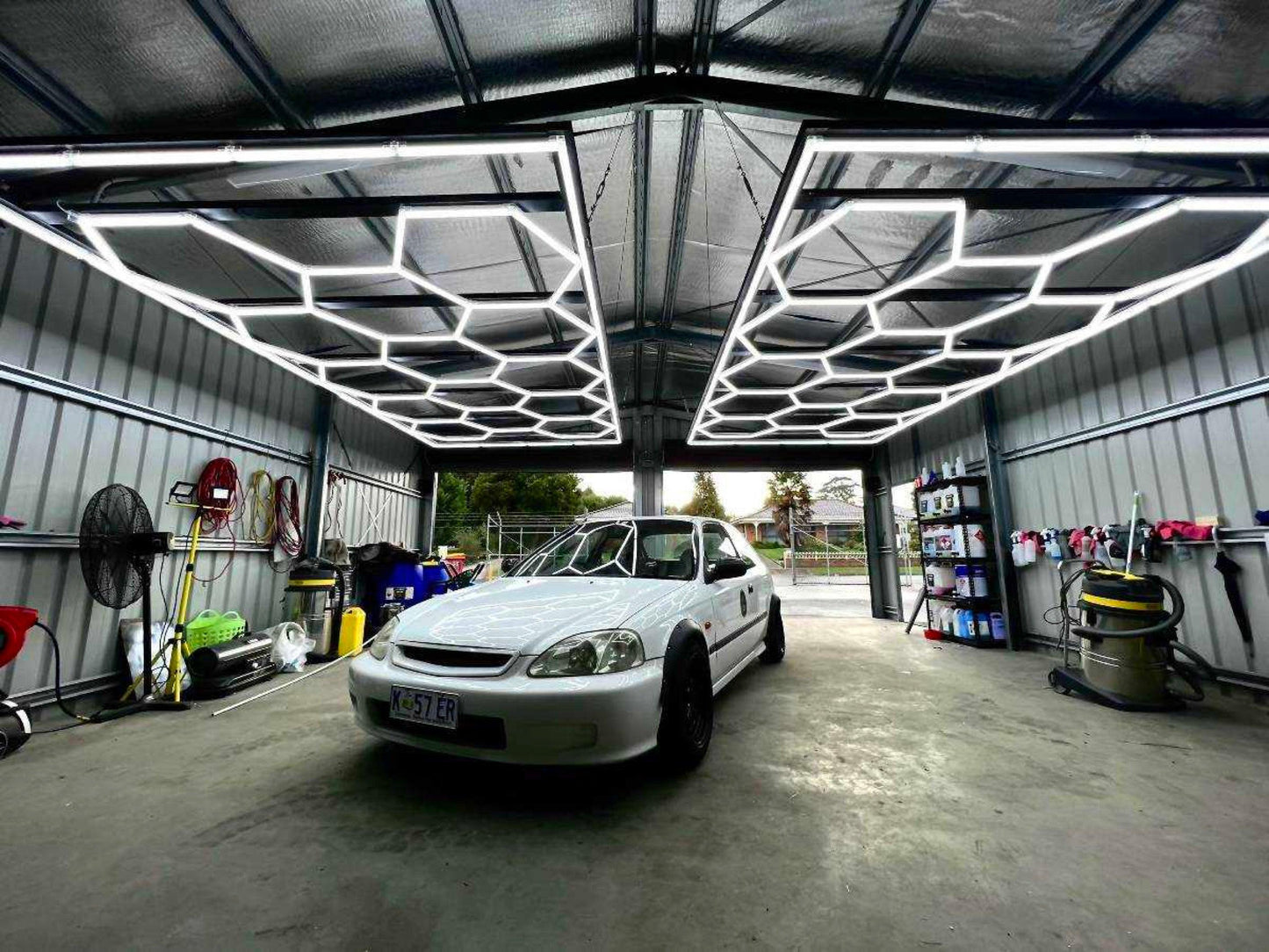 14 Hexagon med jording og dimming 30/60/100% - NordicHex