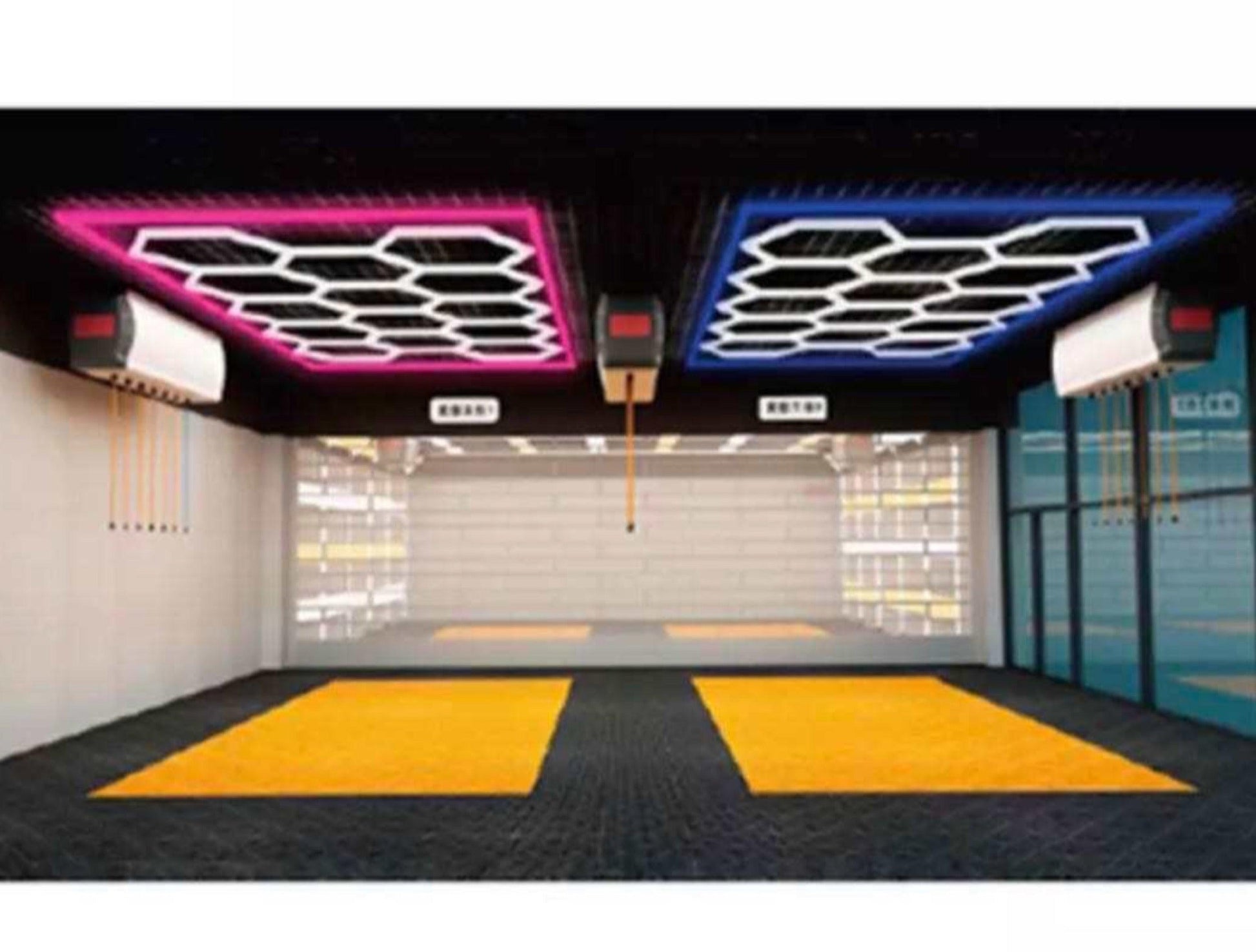 14 Hexagon med jording og dimming 30/60/100% - NordicHex