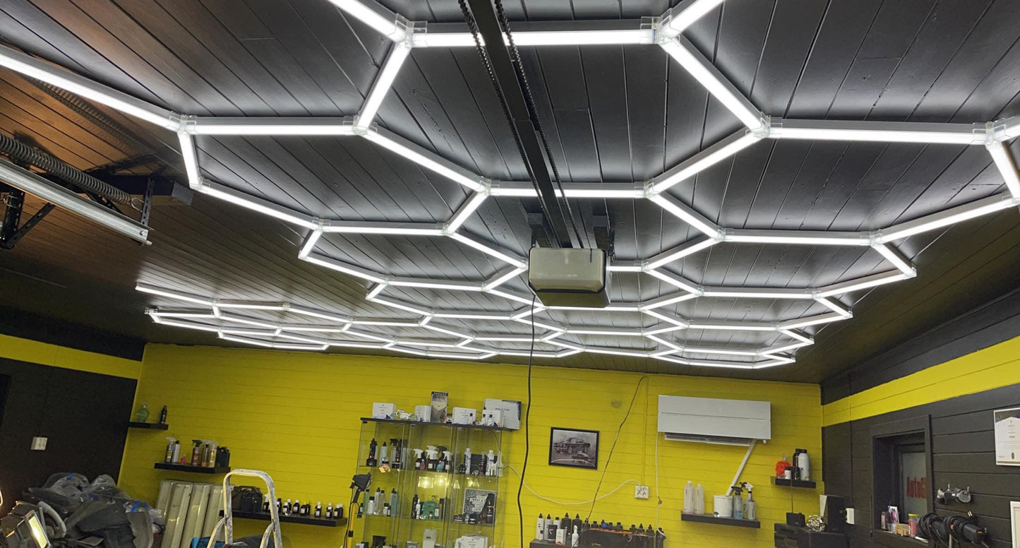 16 sekskanter 3.060 ’x3.674‘ meter med dimming - NordicHex