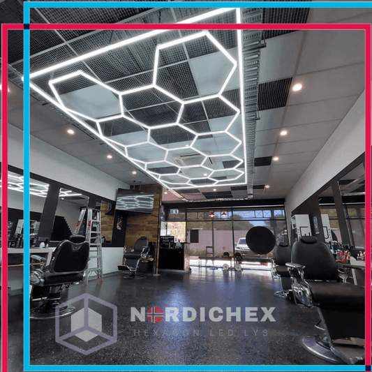 14 Hexagon lys system inkl. rektangulĂŠr ramme - NordicHex