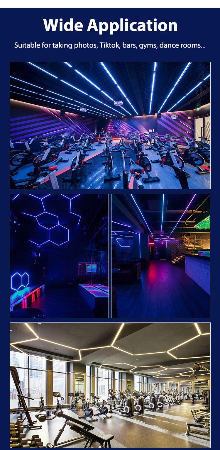 8 RGB Hexagon 2576*2444mm - NordicHex