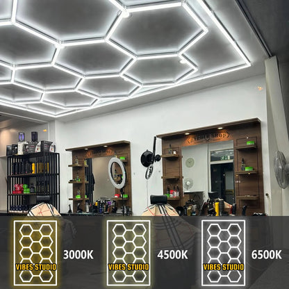 💡 3 fargetemperaturer i ett system • 3000K – varmt og behagelig • 4500K – nøytralt og balansert • 6500K – kaldt og kraftig arbeidslys