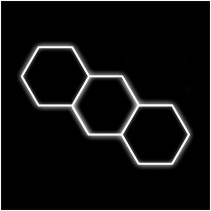 💡 3 fargetemperaturer i ett system • 3000K – varmt og behagelig • 4500K – nøytralt og balansert • 6500K – kaldt og kraftig arbeidslys