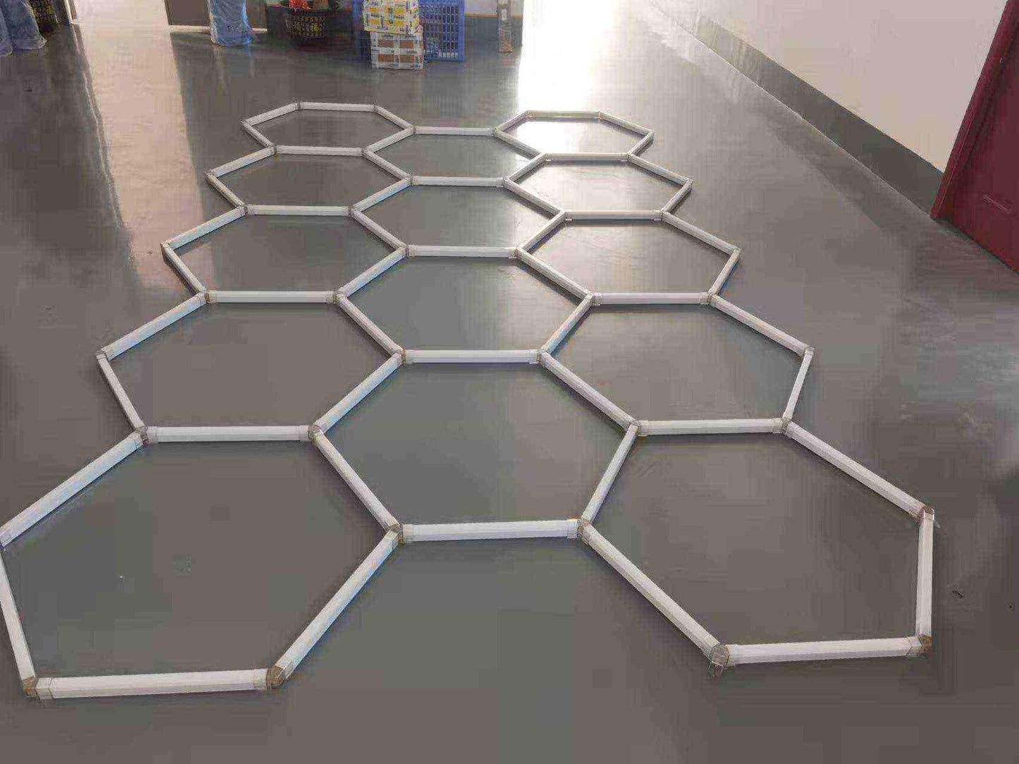 14 Hexagon lys system uten ramme - NordicHex